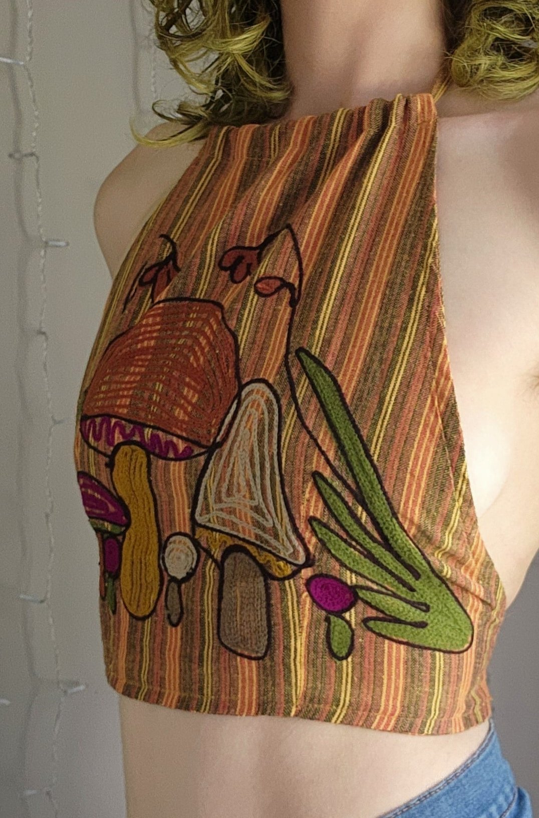 Mushroom Halter Top