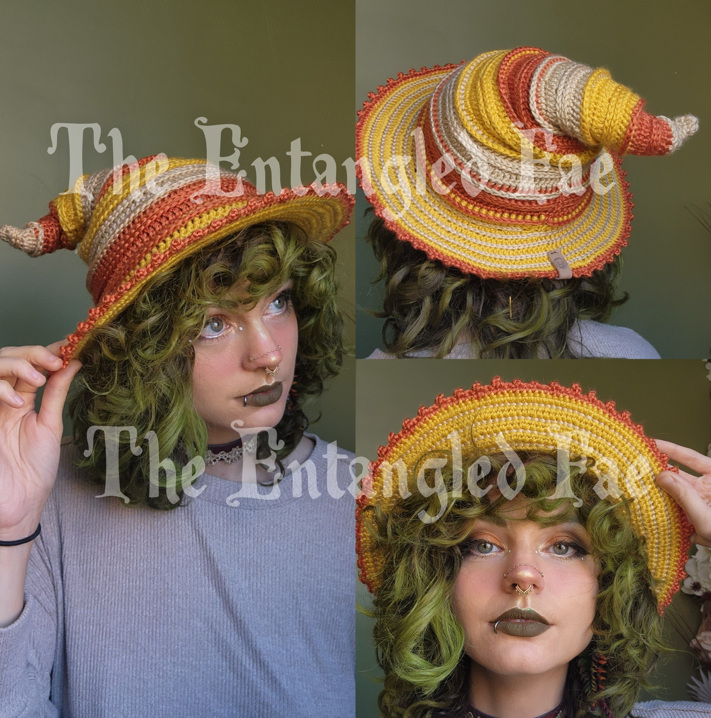 Twisteria Witch Hat Crochet Pattern