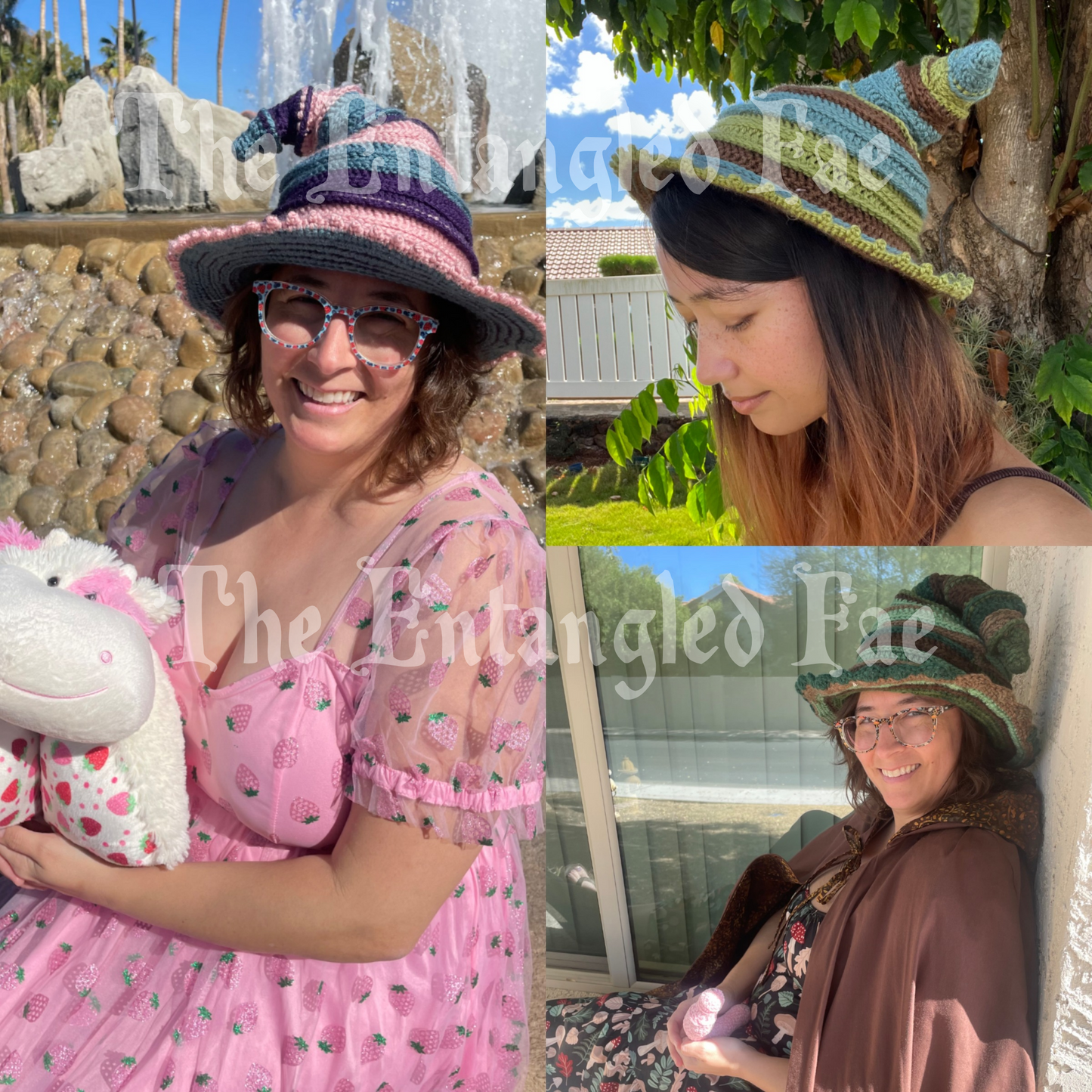 Twisteria Witch Hat Crochet Pattern