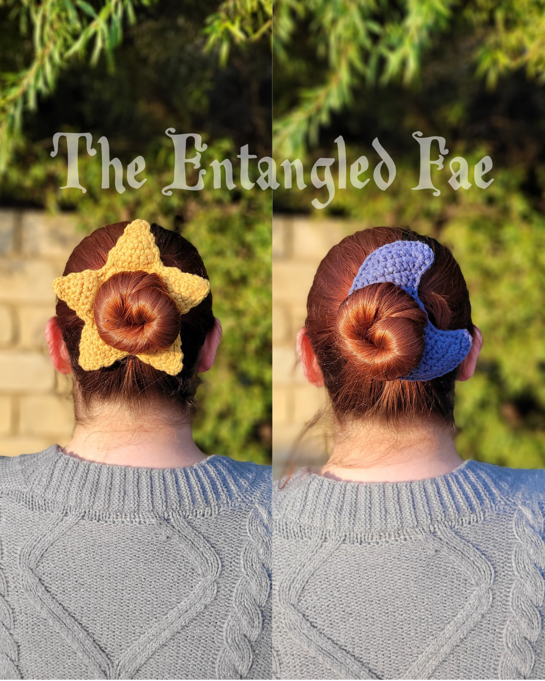 Star & Moon Bun Booper Crochet Pattern