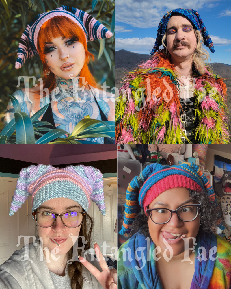 FaeFoolery Cap Crochet Pattern