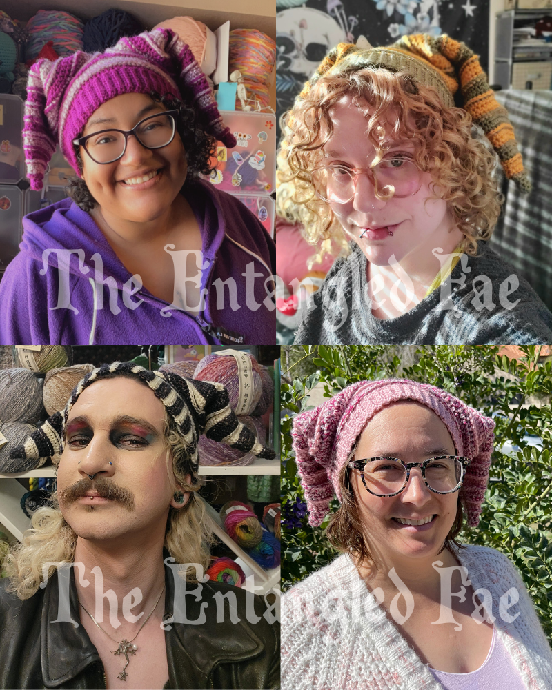 FaeFoolery Cap Crochet Pattern