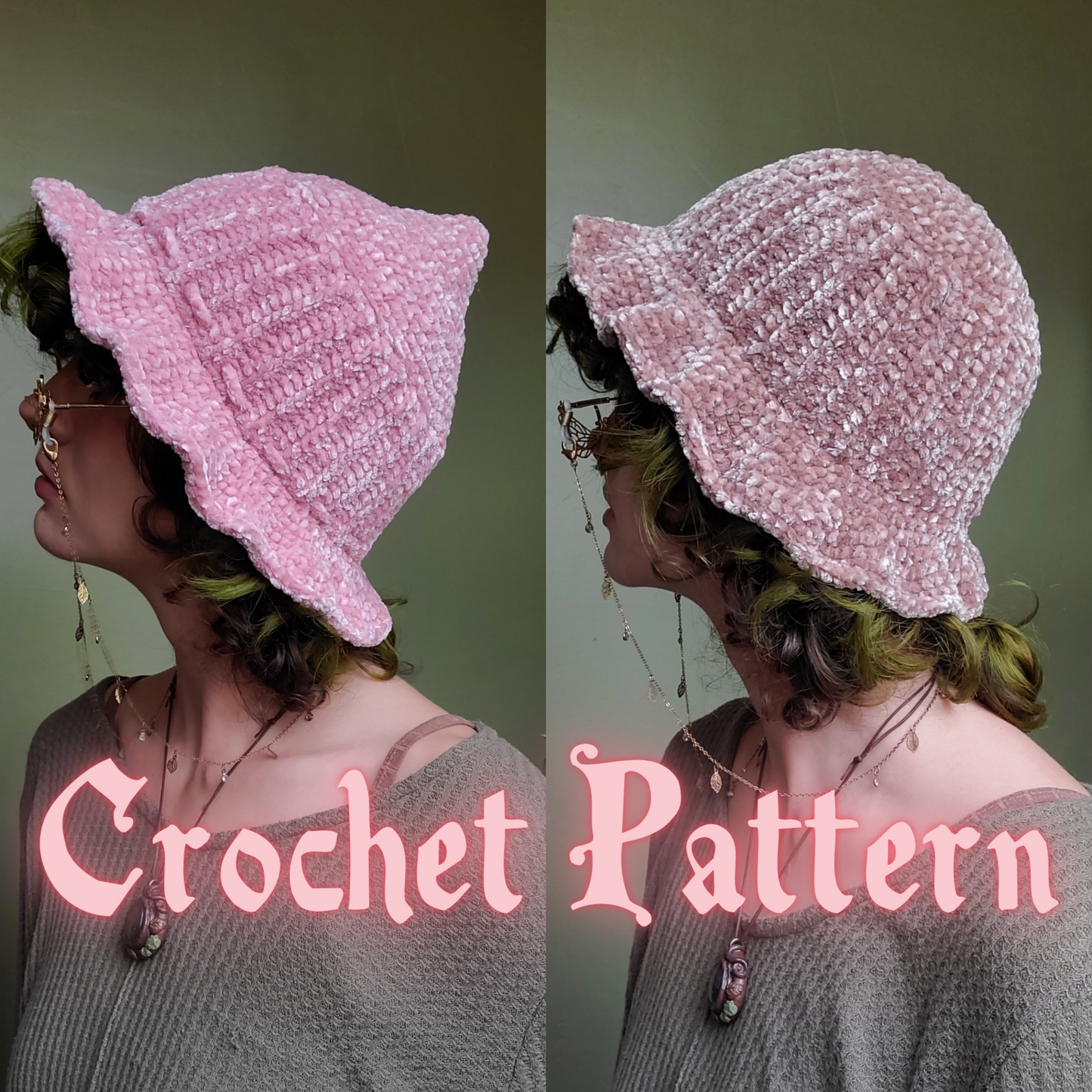 Foxglove Bucket Hat Crochet Pattern