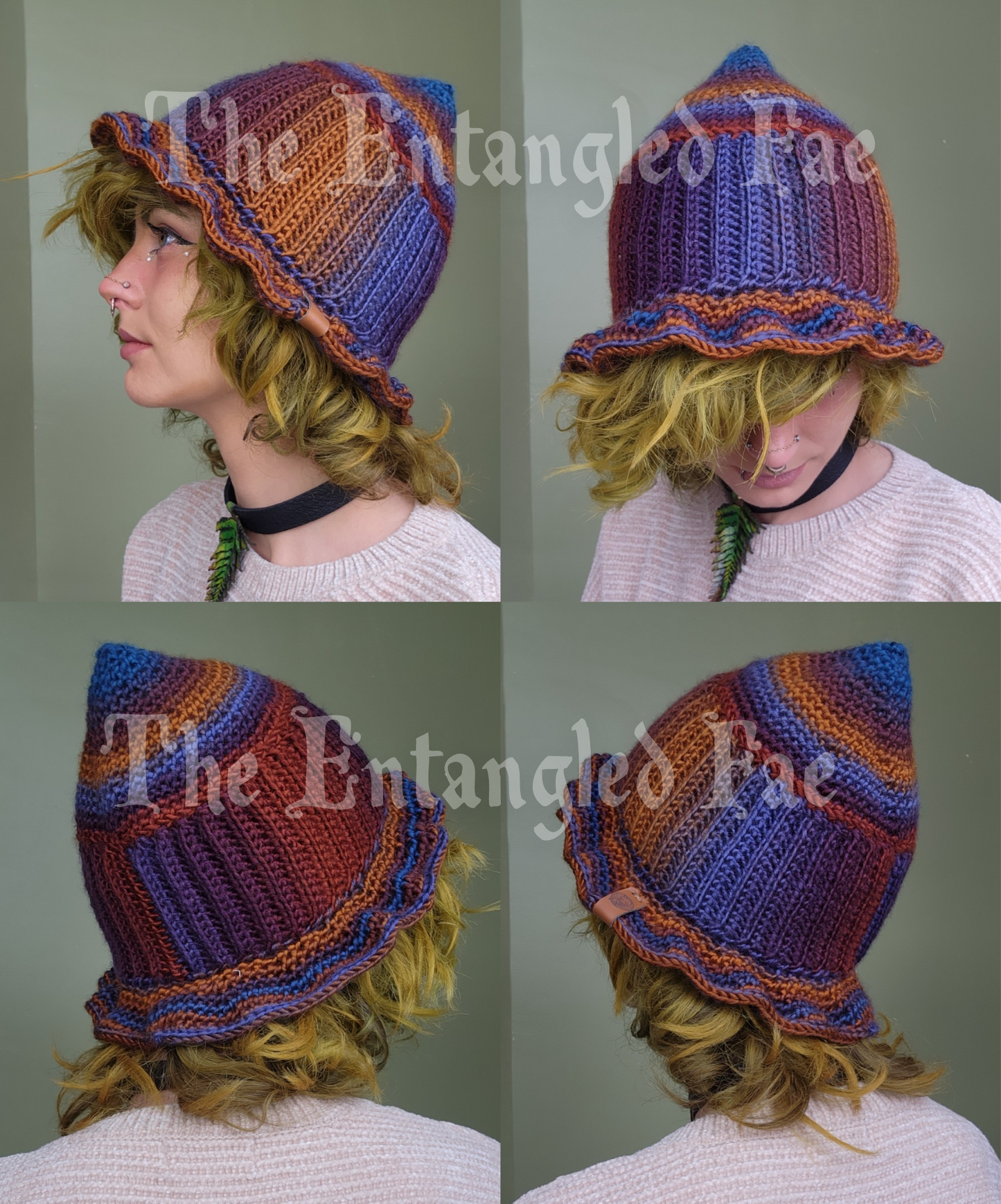 Foxglove Bucket Hat Crochet Pattern