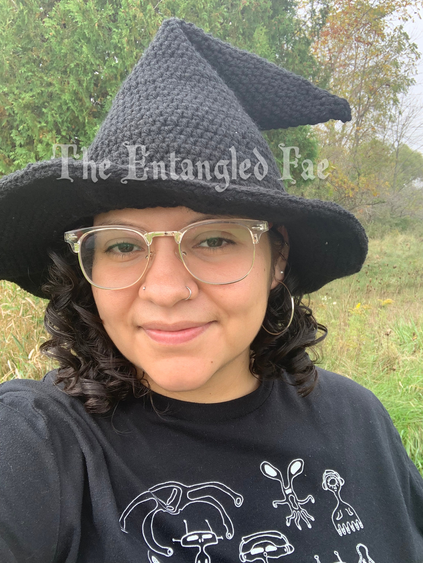 Slouchy Witch Hat Crochet Pattern The Entangled Fae