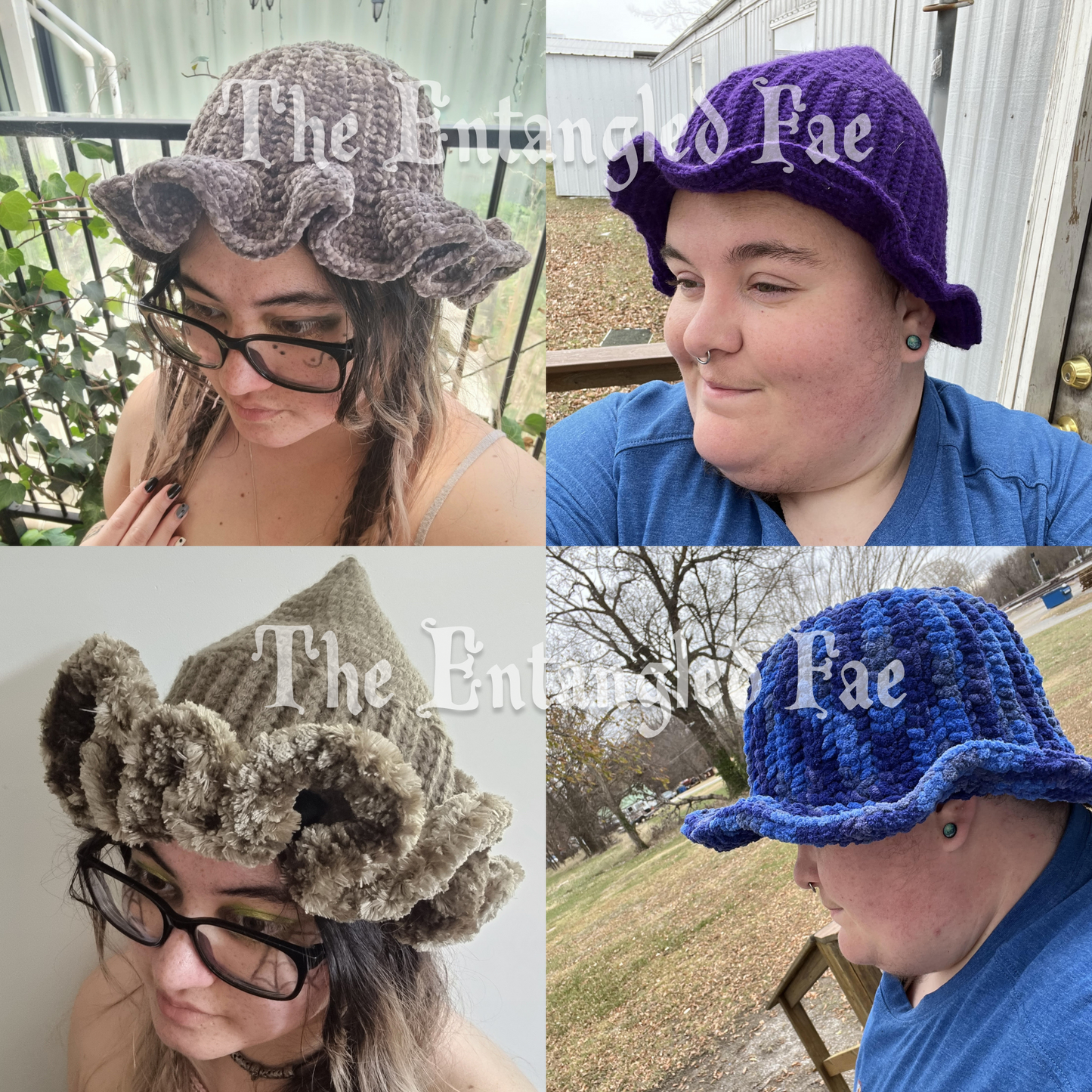 Foxglove Bucket Hat Crochet Pattern