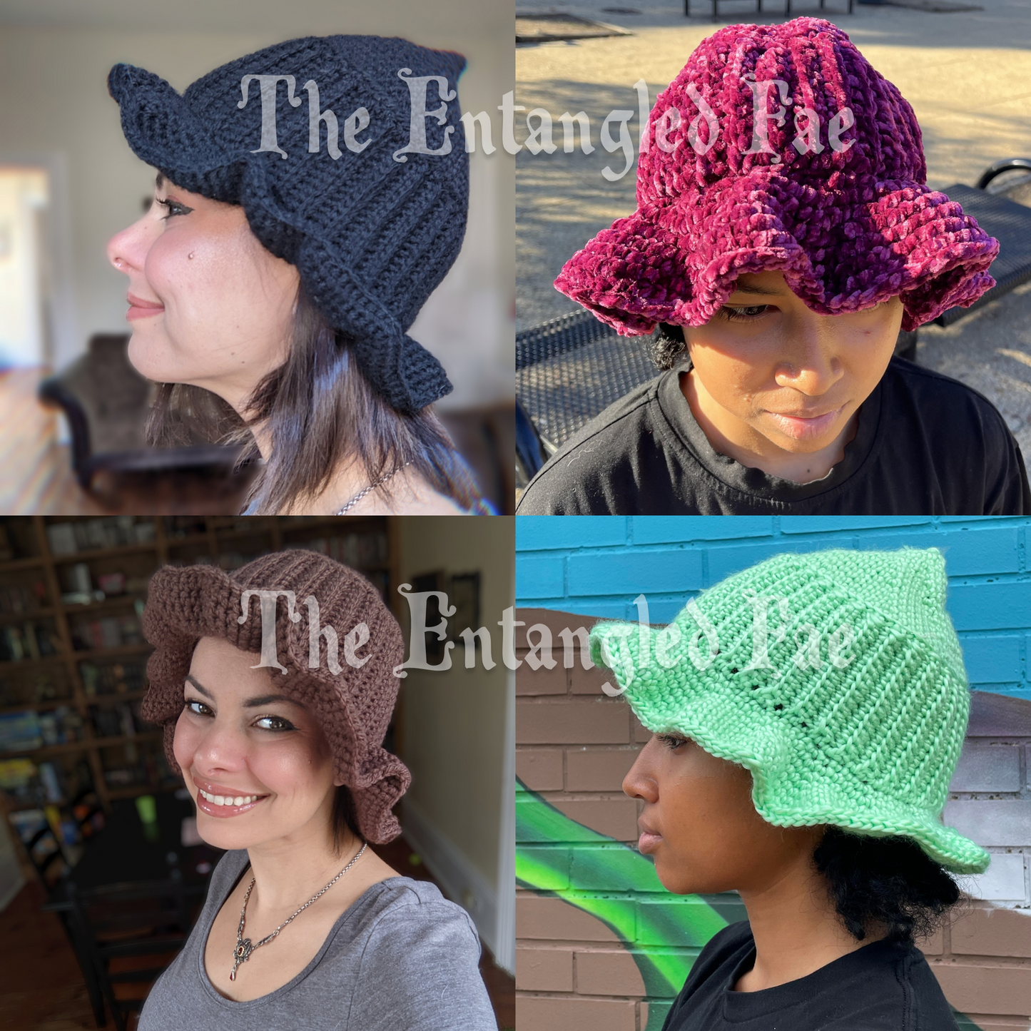 Foxglove Bucket Hat Crochet Pattern